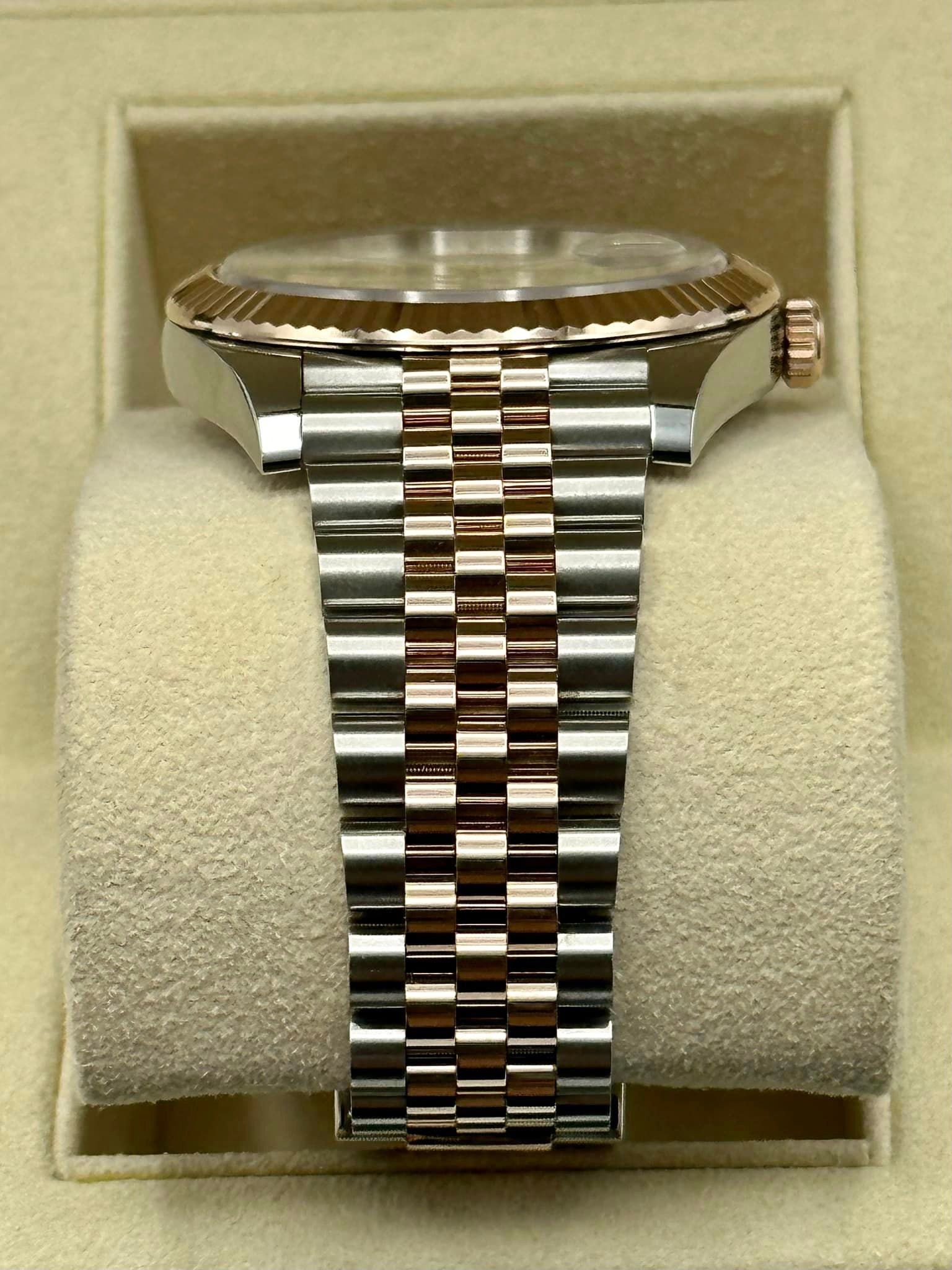 2020 Rolex Datejust 41mm 126331 Two-Tone Rose Gold Chocolate Dial - Image 3